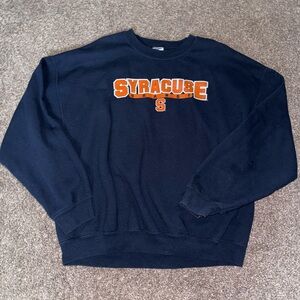 Vintage Syracuse University Navy Blue Men's Sweatshirt